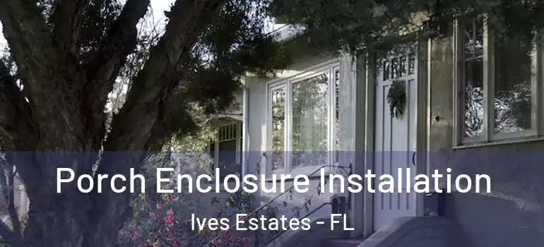  Porch Enclosure Installation Ives Estates - FL